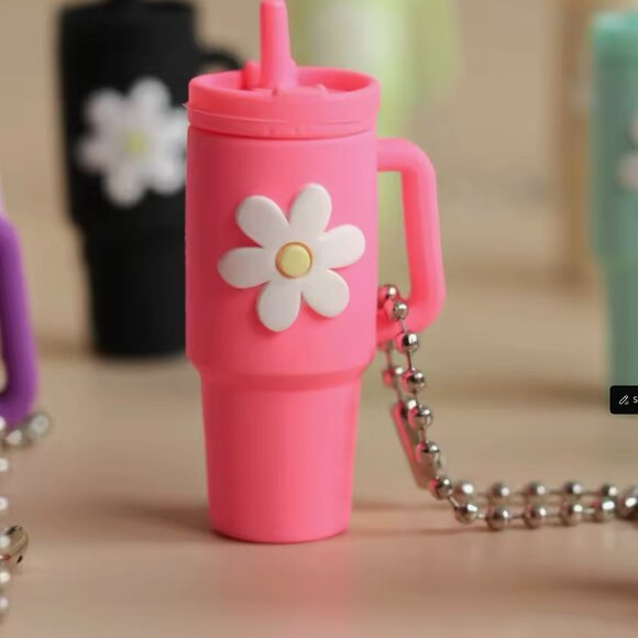 Miniature Colorful Tumbler Keychains: Vibrant & Fun Accessory for Every Occasion - Picture 2 of 11